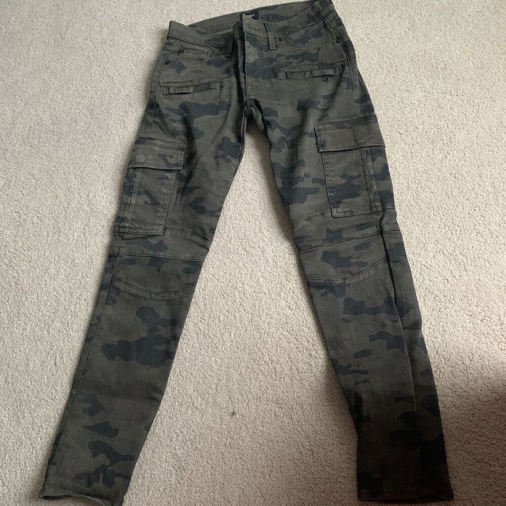 Hudson Jeans Womens Sz 27 Camo Cotton Blend Skinny Ankle Stretch